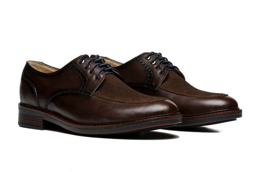 Zapato en Cabra con Gamuza Brown